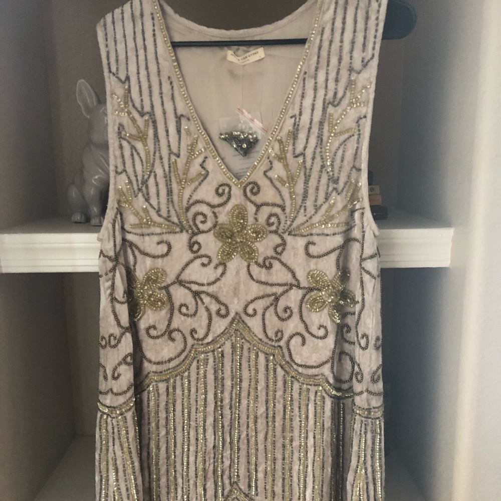 Spell Elsa Sequin Dress - eggnog - Picture 2 of 5